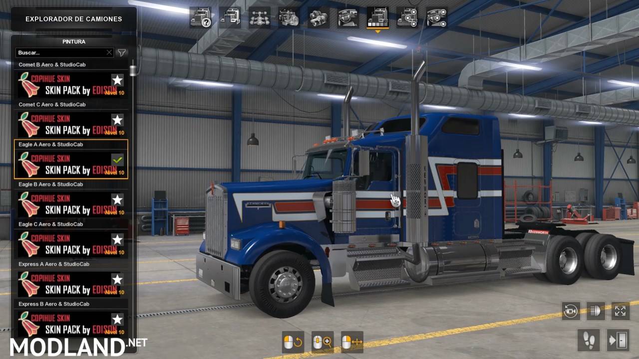 Skin pack 03 for Kenworth W900 Eagle Style by Edison