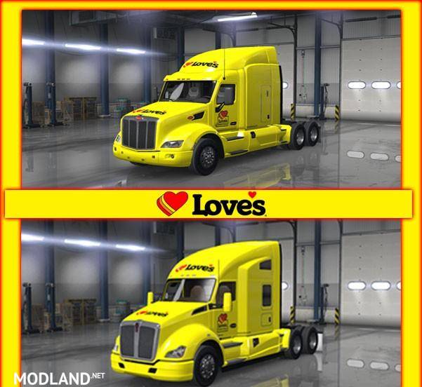 Loves Truck Stop Skin Mod