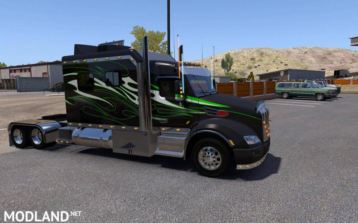 Peterbilt 579 120 Custom Sleeper Mini Skinpack