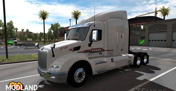 Peterbilt 579 P.A.M. Transportation Services Inc Skin