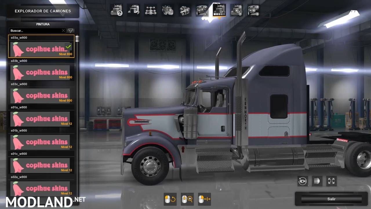 Skin pack 03 for Kenworth W900 by Edison [ATS 1.36.x]