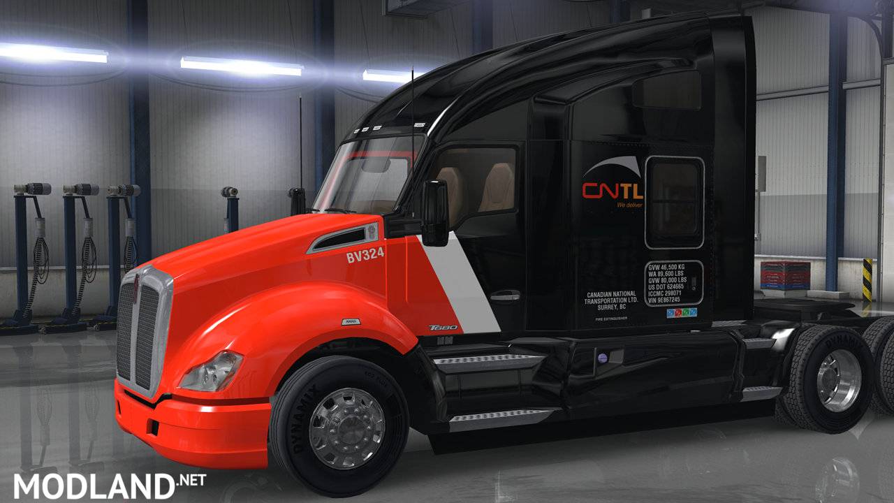 CN Transportation skins for default trucks
