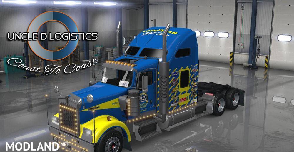 Uncle D Logistics - Goodyear Racing Kenworth W900 Skin