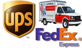 U-Haul, UPS, and Fed-Ex trucks Mod Pack