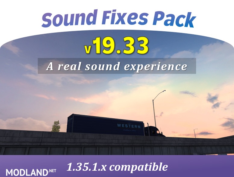 Sound Fixes Pack v19.33 ATS 
