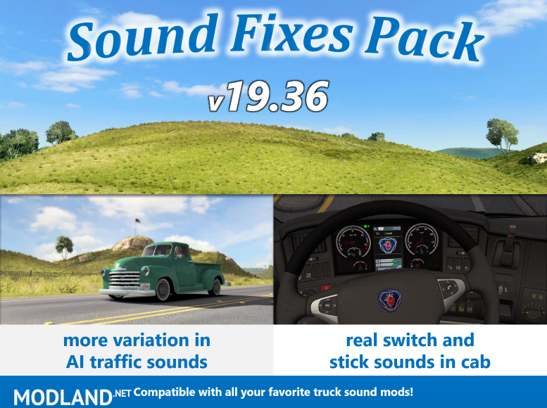 Sound Fixes Pack v19.36 ATS