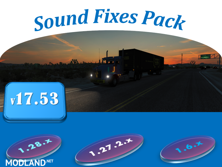 Sound Fixes Pack v 17.53 - ATS