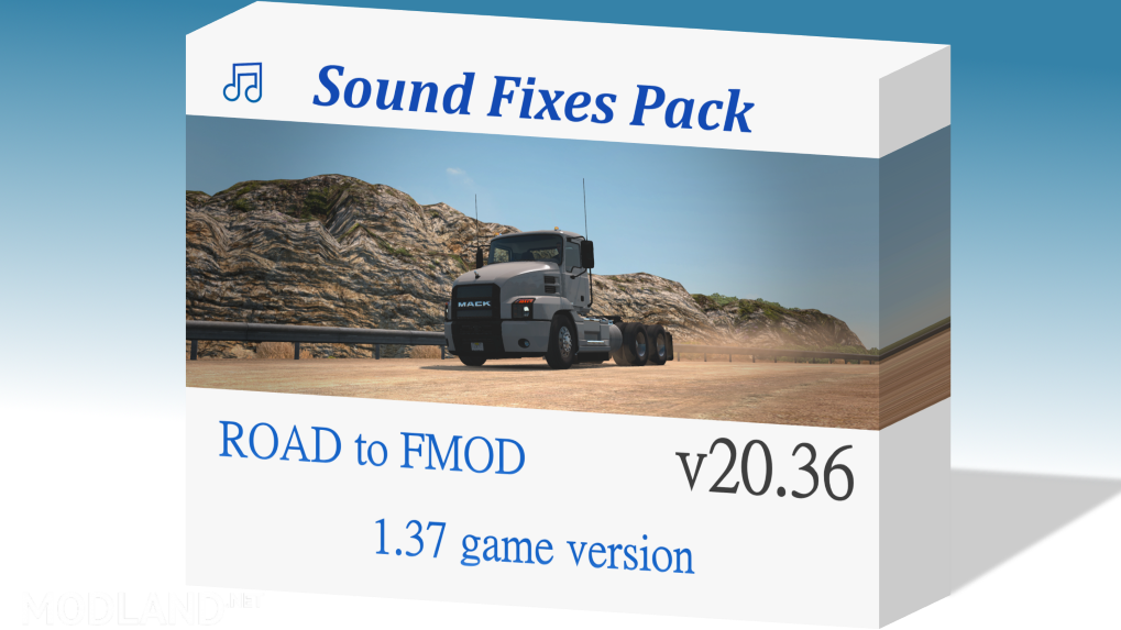 Sound Fixes Pack v20.36.1 ATS 1.37