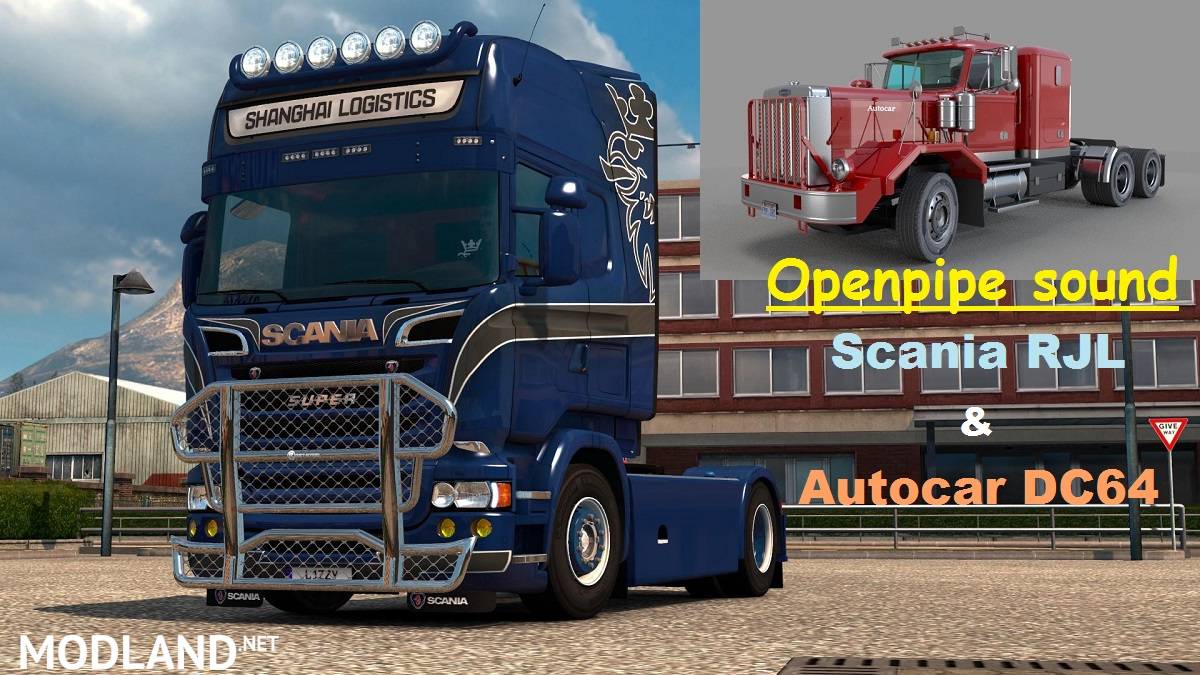 Openpipe sound Scania RJL & Autocar DC64