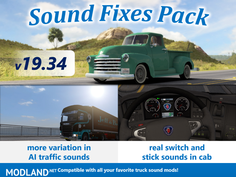 Sound Fixes Pack v19.34 ATS