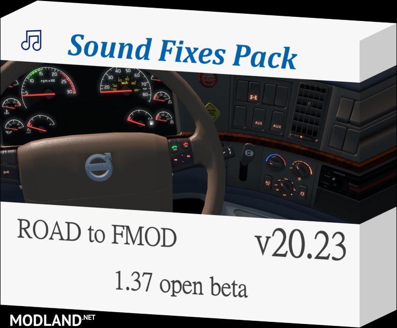 Sound Fixes Pack v 20.23 ATS 1.37 