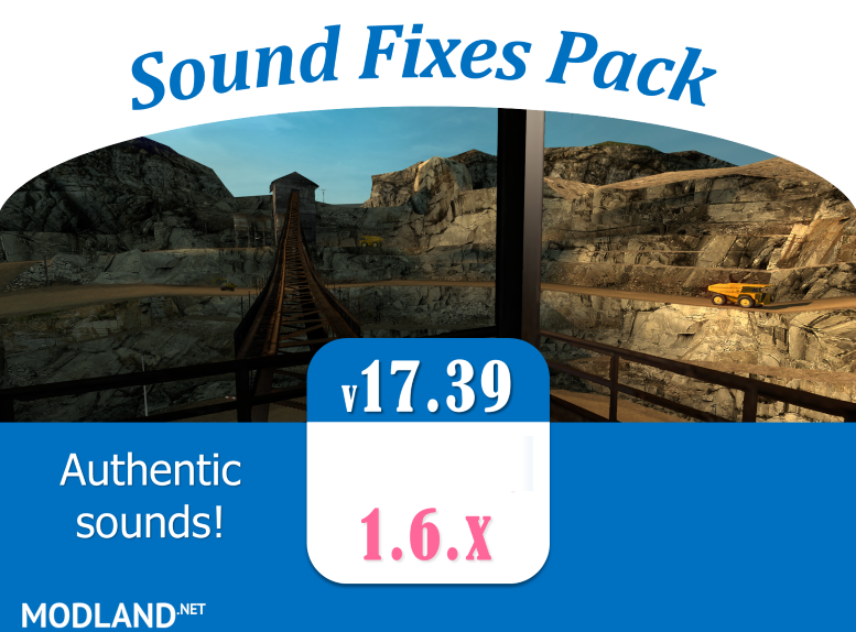 Sound Fixes Pack v 17.39 for ATS