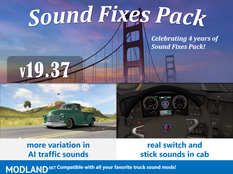 Sound Fixes Pack v19.37 ATS