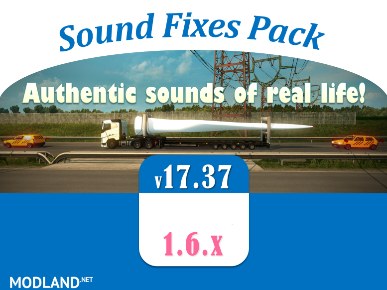 Sound Fixes Pack v 17.37 for ATS