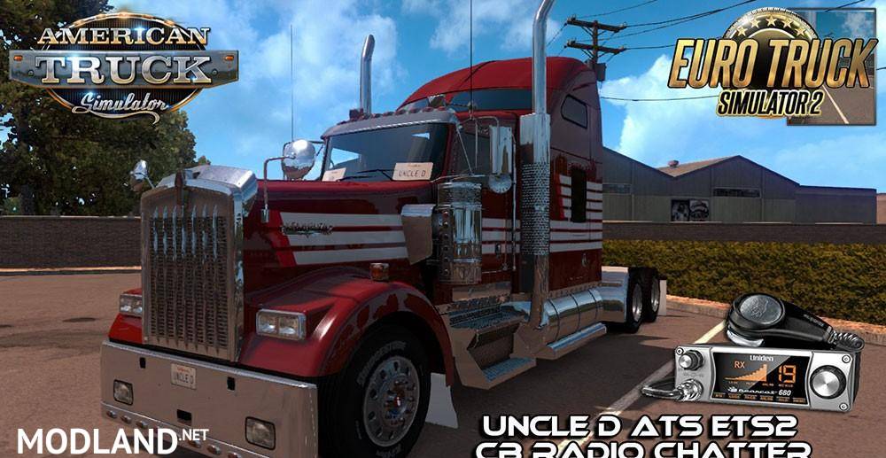 Uncle D ETS2 ATS CB Radio Chatter Mod