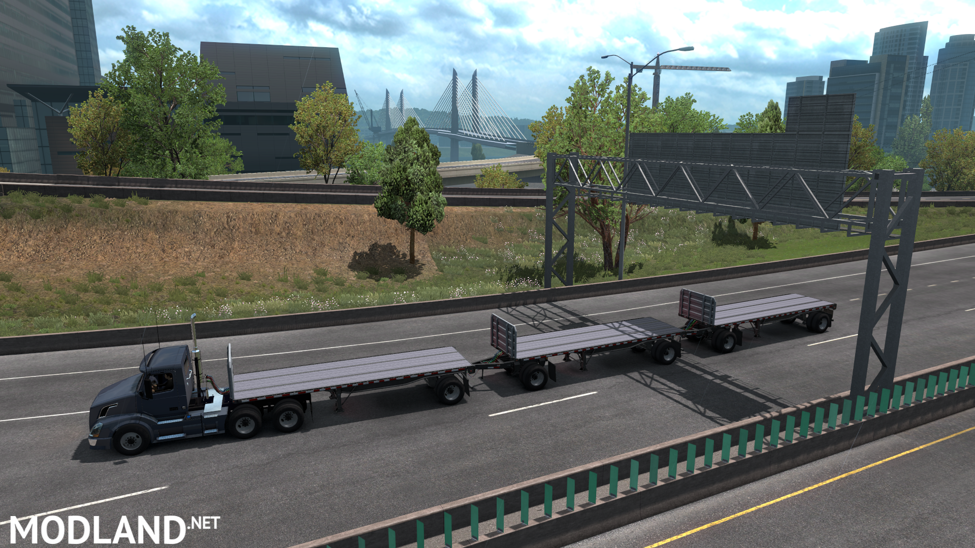 More trailers in traffic - ATS
