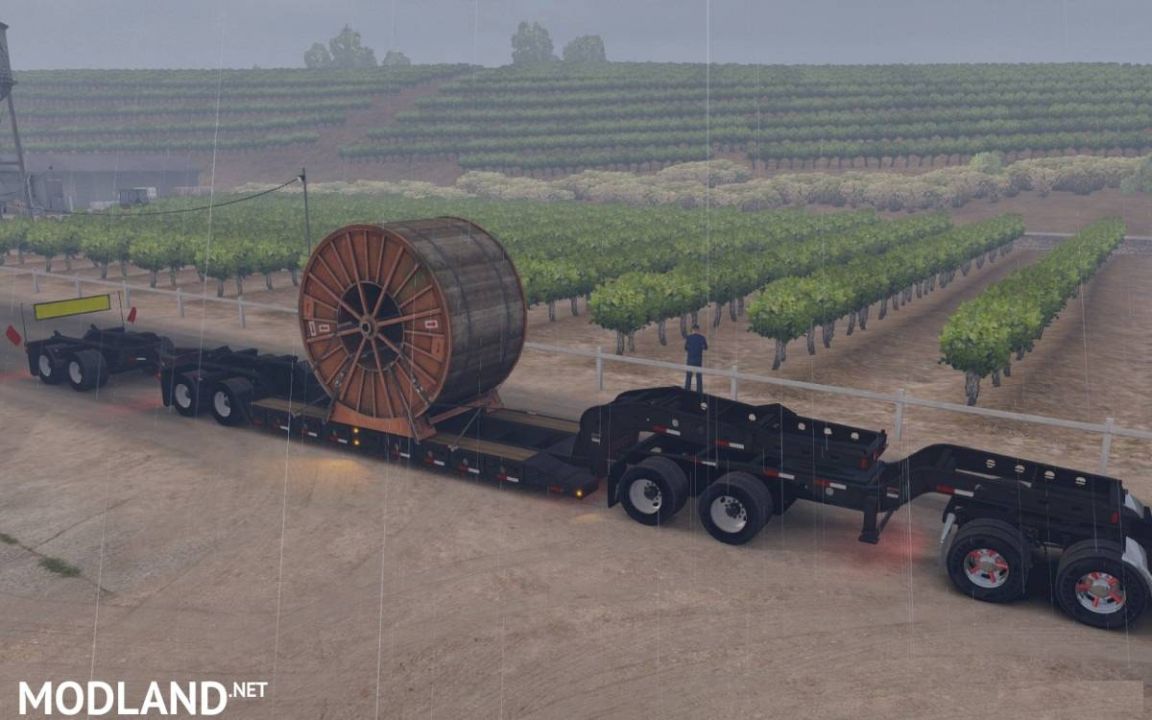 Long Oversized Trailer Magnitude 55l with a Load Coil