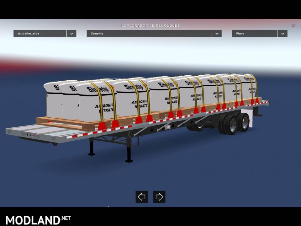 Flat with Sacks of Cement
