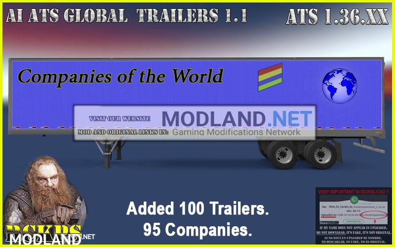 AI ATS Global Trailers Rckps 1.1 For 1.36.x
