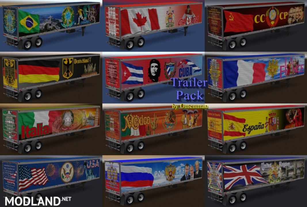 Trailer Pack Сities and Countries