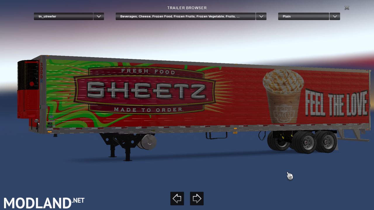 Utility 3000R Sheetz Trailer skin