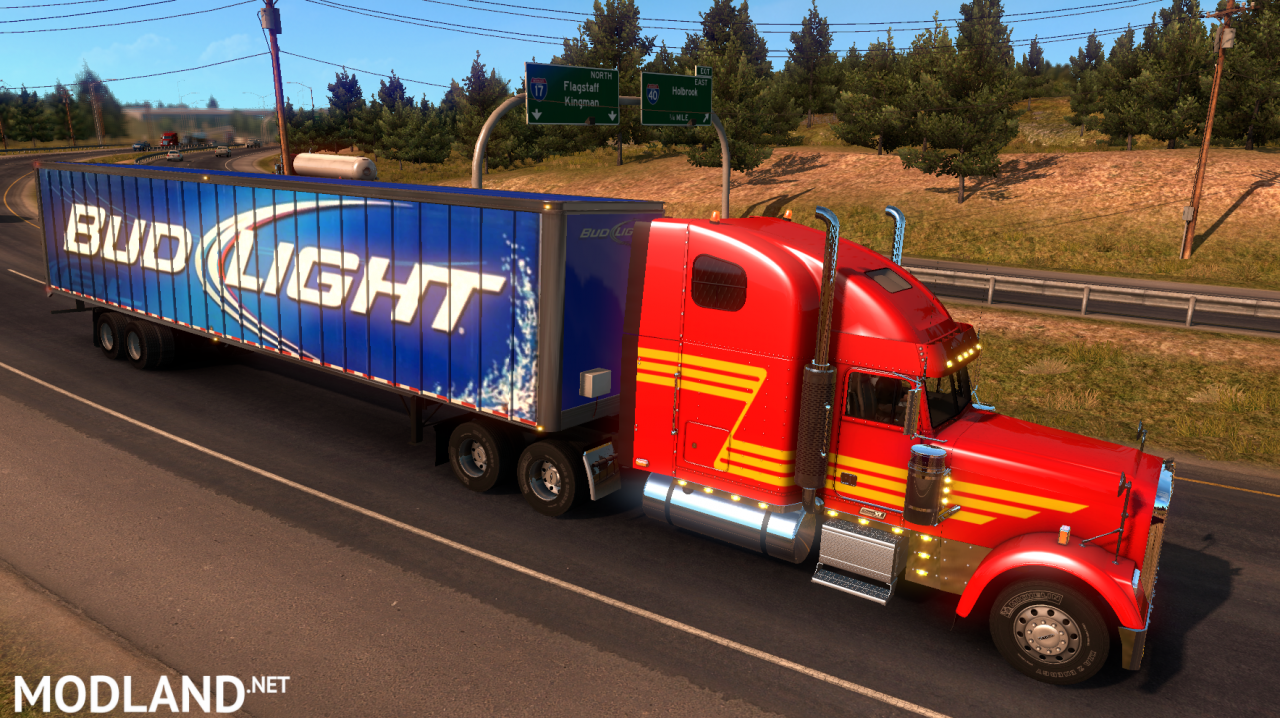 Bud Light Beer Stand-Alone Trailers