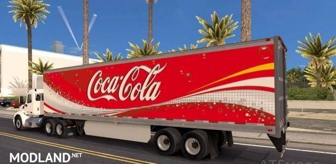 Coca Cola reefer trailer