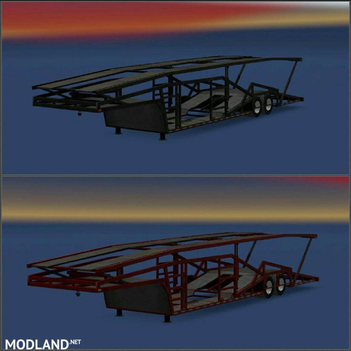 Empty Car Trailer