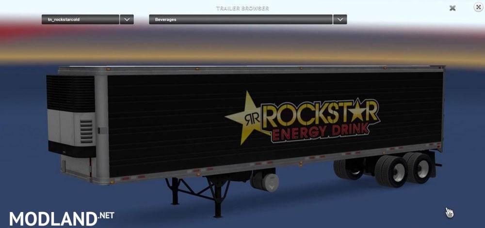 Rockstar Energy Reefer Trailer