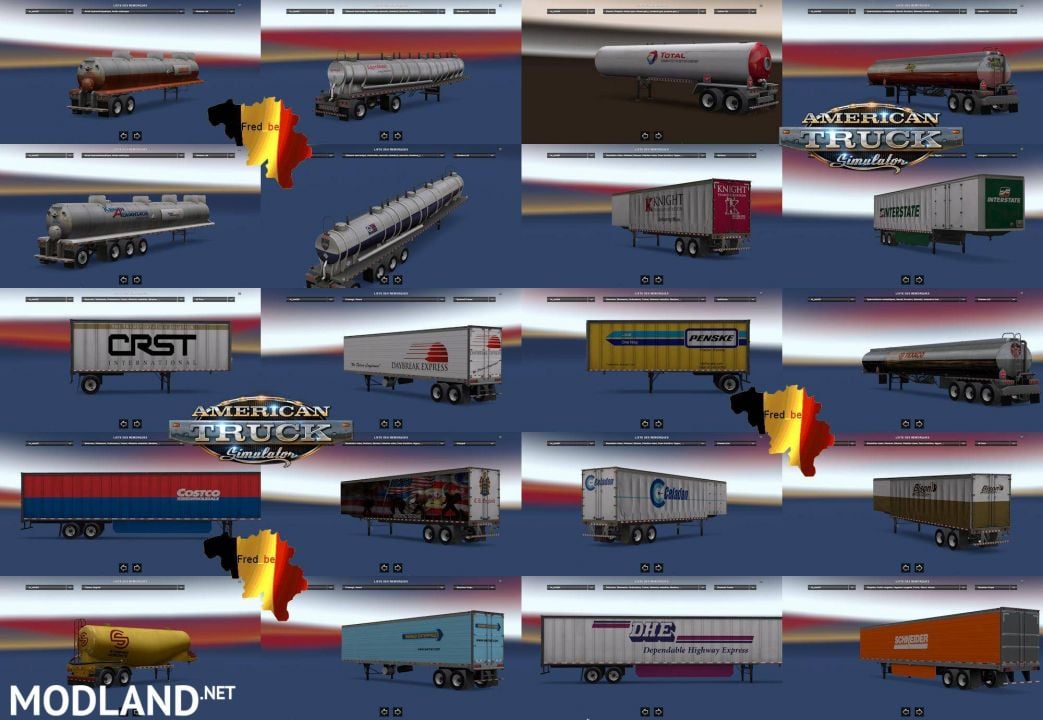 Trailer Pack ATS v1.29 Standalone (+/- 60 skins) 1.29.Xs