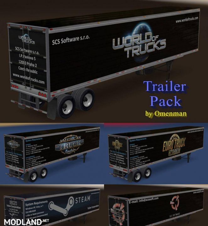 Trailers Pack SCS Truck Simulator