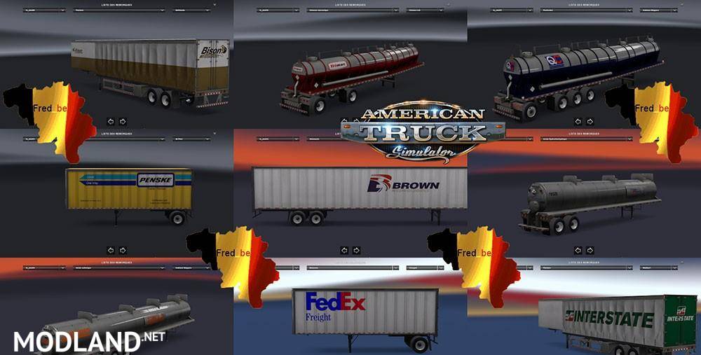 Trailers Pack v 1.0 Replaces (+/- 60 skins)