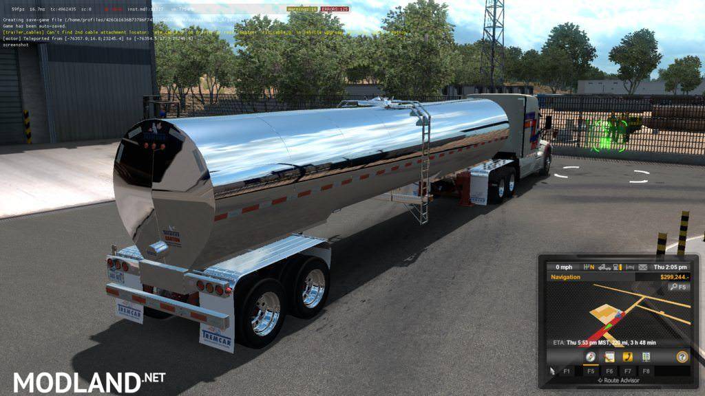 Tremcar Milk Trailer