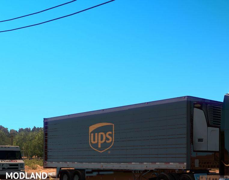 UPS trailer