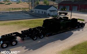 Oversized Trailer Magnitude 55l with Cargo Rehstacker Chassis for ATS