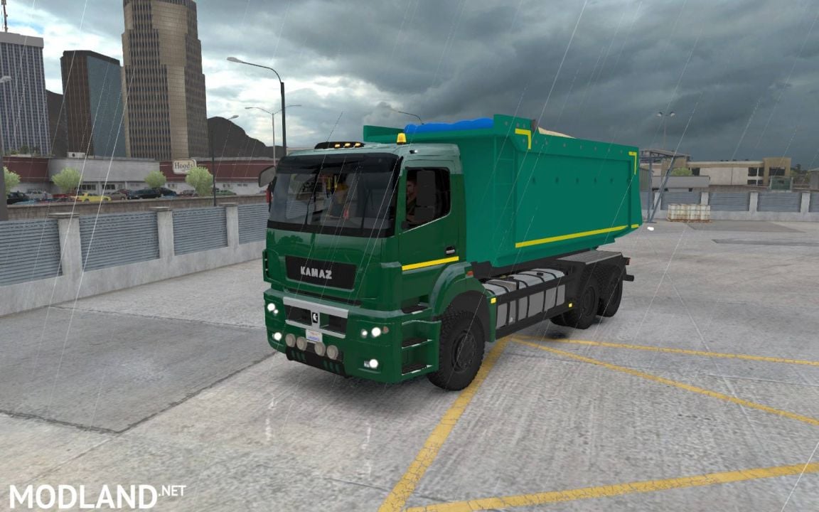 Kamaz 5490 65206 6580 for ATS 1.31.x (different version with Dump truck +BDF trailer)