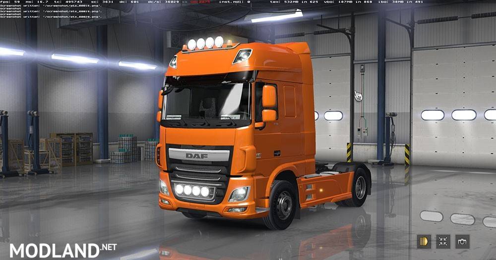 DAF XF Euro 6 with All Cabins & Accessories