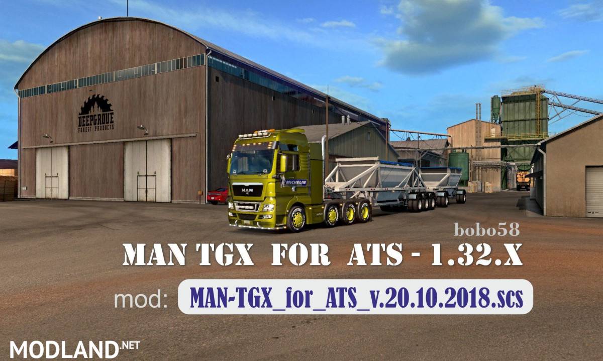 Truck MAN TGX in ATS