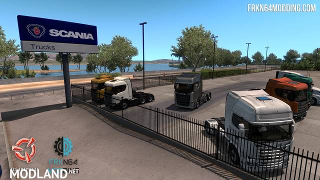 Scania Trucks Mod v 2.0 for ATS 
