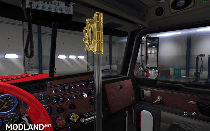 The shift lever to the Peterbilt 389 Modified v2.0.8 ATS 1.4.x