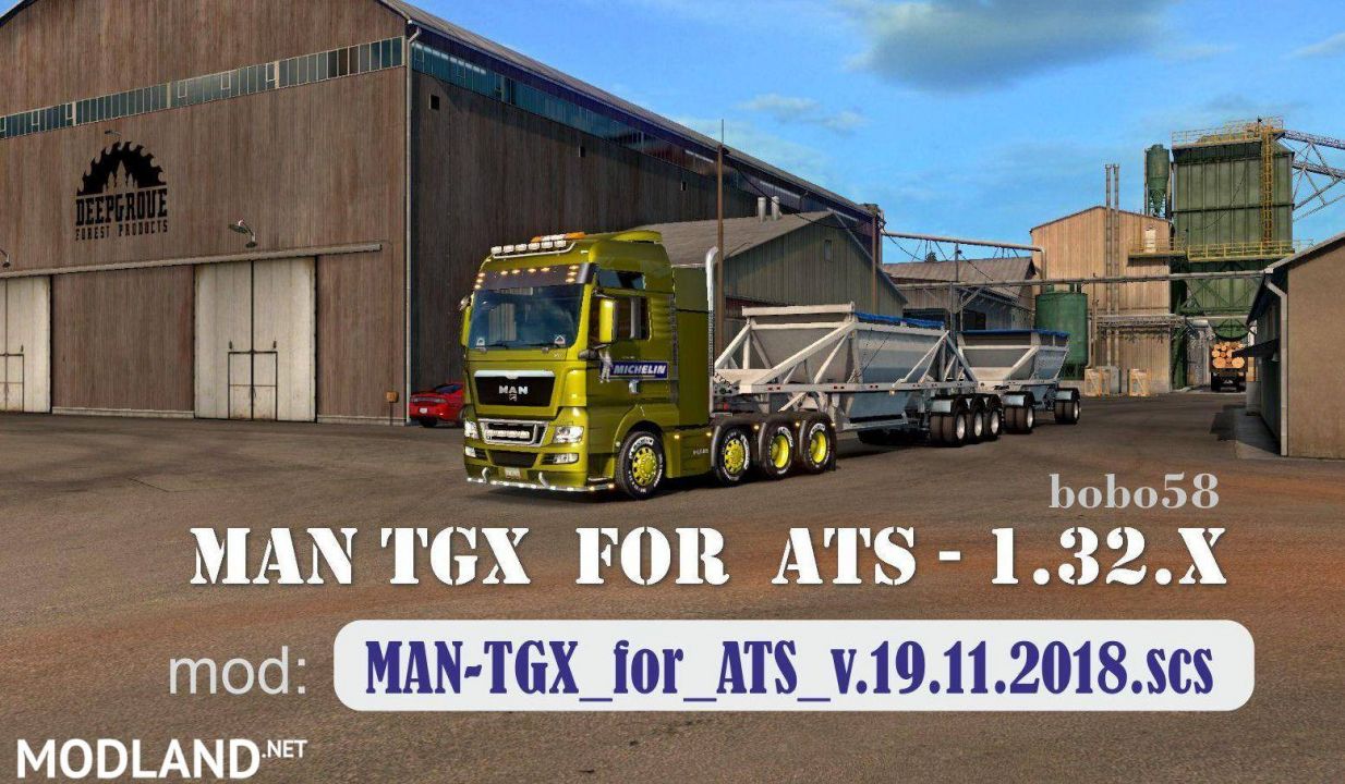 Truck MAN TGX in ATS 1.32.x