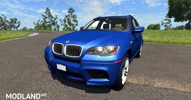 BMW X5M Blue Car Mod