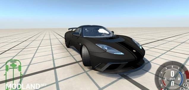 Lotus Evora GTE 2011 Black Car Mod