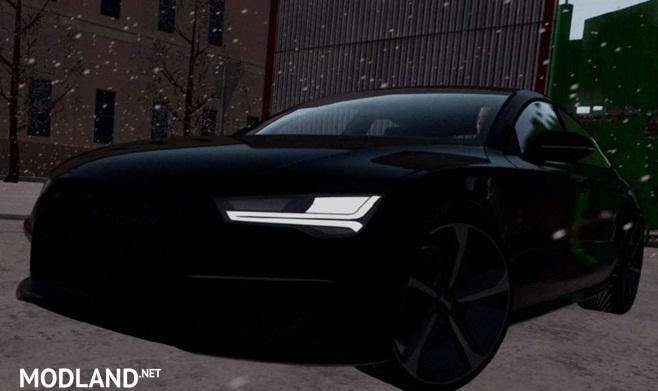 Audi RS7 Blacket Out Trim Mod