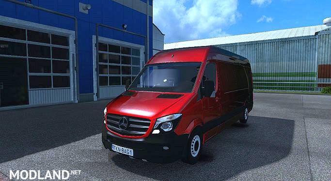 Mercedes Sprinter Long 2015 By Klolo901 And Dragonmodz - ETS 2