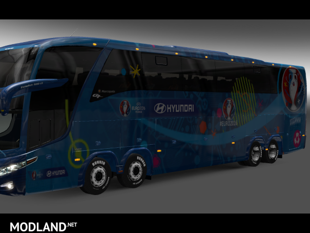 Bus Marcopolo G7 1600LD EURO 2016 Group A Teams Official Buses
