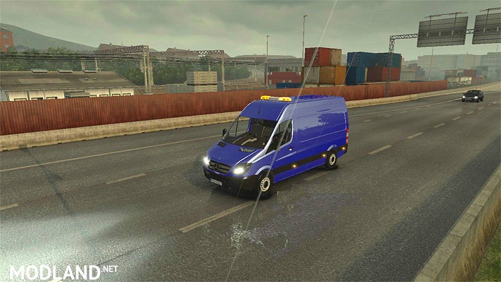 Mercedes Sprinter 1.18 with template