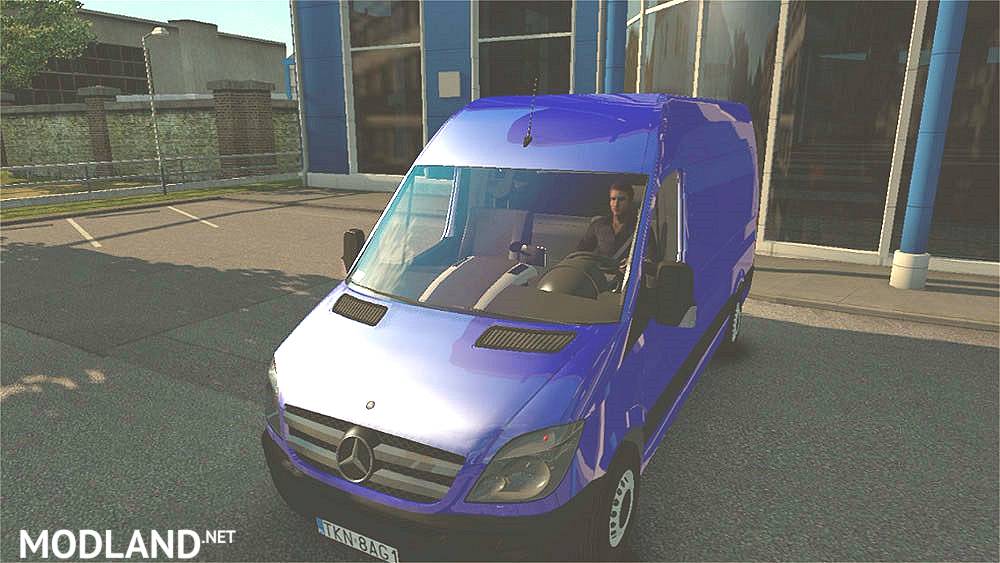 Mercedes Sprinter with Template