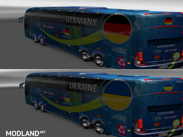 Bus Marcopolo G7 1600LD EURO 2016 Group C Teams Official Buses