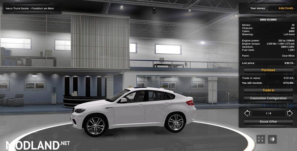 BMW X6M + Trailer v 2.0 reworked